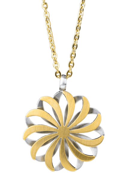 Ernstes Design, komplett Collier, Kette, Anhänger, Wendeanhänger, AN1072, AK19C